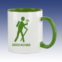 Hrnek zelená - Geocacher