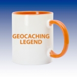 Hrnek oranžová - Geocaching Legend